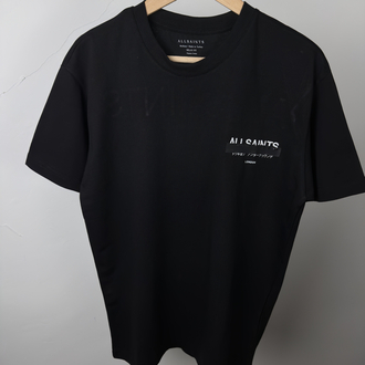 AllSaints siyah rahat kalıp tişört