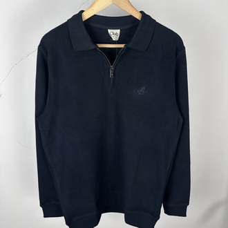 B. Marka selanik kumaş yarım fermuar laci sweatshirt