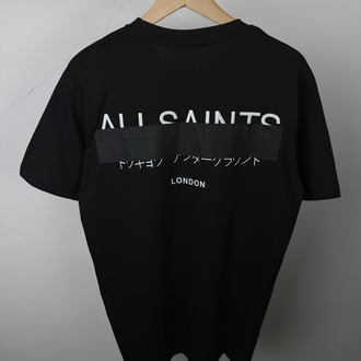 AllSaints siyah rahat kalıp tişört