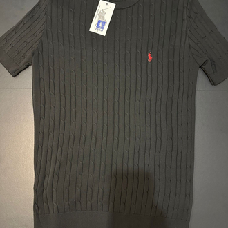 Ralph Lauren Siyah Triko Premium Tişört