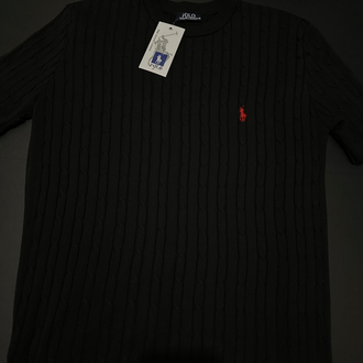 Ralph Lauren Siyah Triko Premium Tişört