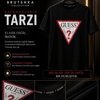 Siyah Guess tişört