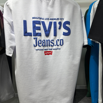 Levis unisex beyaz yarı oversize tişört