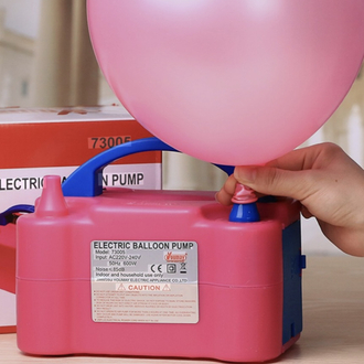 Çift çıkışlı Elektrikli Balon Şişirme Makinesi