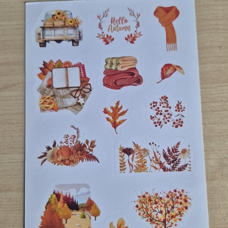 Turuncu Sticker Sayfası