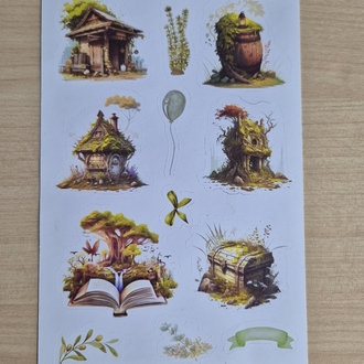 Yeşil Sticker Sayfası