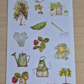 Yeşil Sticker Sayfası