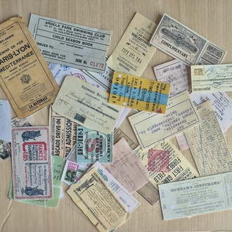 30 Adet Bilet Sticker 