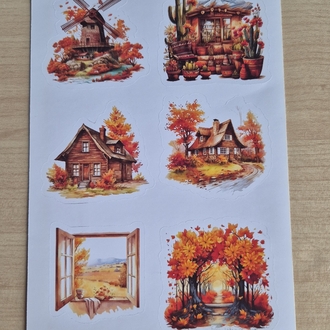 Turuncu Sticker Sayfası