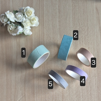 Düz Renk Washi Tape