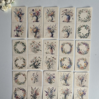 Çiçekler Scrapbook Seti 
