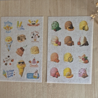 2'li Dondurma Sticker Seti