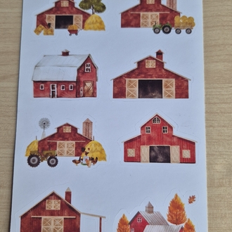 Kırmızı Sticker Sayfası