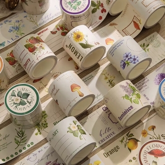 Vintage Botanical Washi Serisi