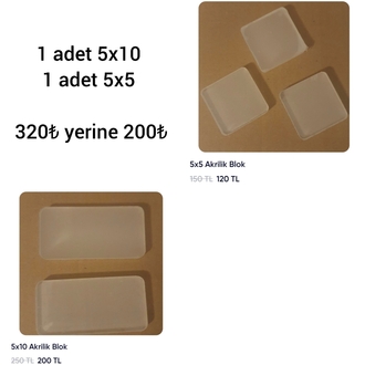 Stampler İçin Mini Akrilik Blok Seti