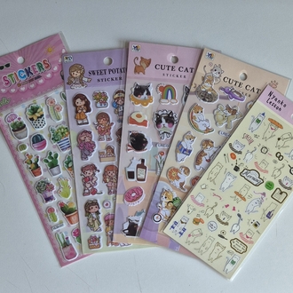 Kabartmalı Stickerlar