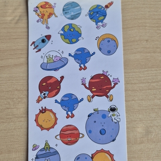 Gezegen Sticker Sayfası