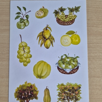 Yeşil Sticker Sayfası