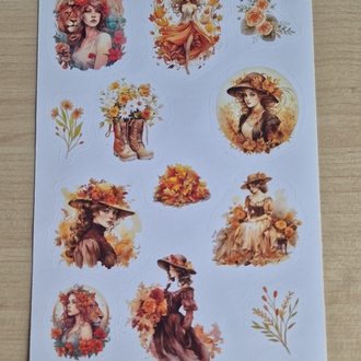 Turuncu Sticker Sayfası