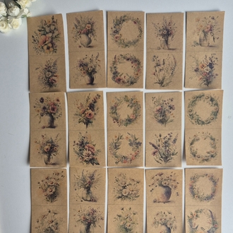 Çiçekler Scrapbook Seti 