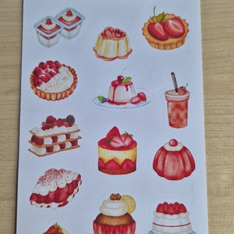 Kırmızı Sticker Sayfası