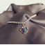 Kalp Detaylı Su Yolu Choker 