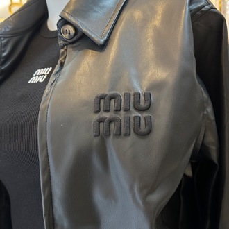 MİU MİU DERİ CEKET