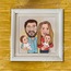 Aile Karikatürü - Duvar Çerçeveli