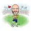 Taraftar Karikatürü - Duvar Çerçeveli