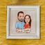 Çift Karikatürü (Sevgililer Gününe Özel) - Duvar Çerçeveli