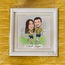 Taraftar Çift Karikatürü - Duvar Çerçeveli