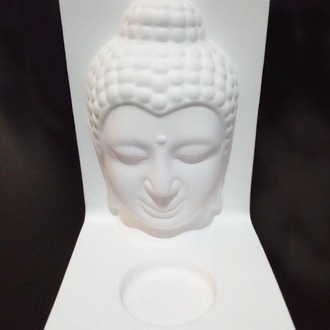 Beyaz Buda Tealight Mumluk (Orta Boy)