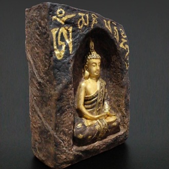 Om Mani Padme Hum Mantralı Tealight Mumluk