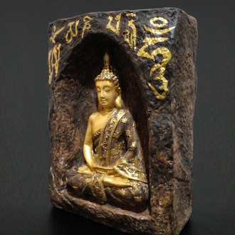 Om Mani Padme Hum Mantralı Tealight Mumluk