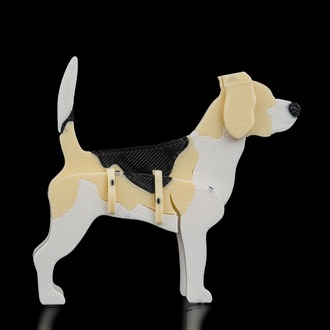Beagle Köpeği 3D Maket | Sevimli Koleksiyon Figürü