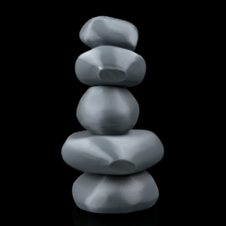 Zen Taşları Tasarımlı Tütsülük | Minimal Dekoratif Çubuk Tütsü Tutucu