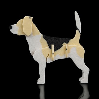Beagle Köpeği 3D Maket | Sevimli Koleksiyon Figürü