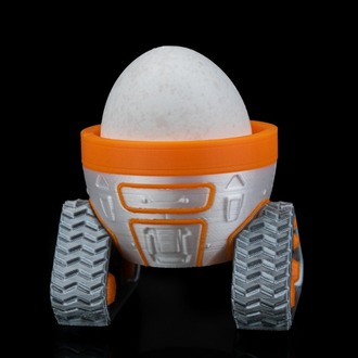 Mars Aracı Yumurta Tutucu | 3D Uzay Temalı Mutfak Aksesuarı