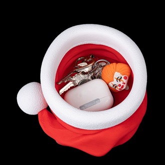 3D Noel Şapkası Kase – Şekerlik / Mini Organizer (Budisha)