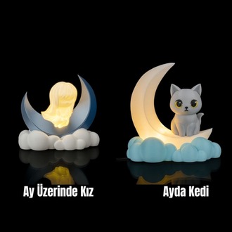 Ay Serisi Gece Lambası | 2 Farklı Model