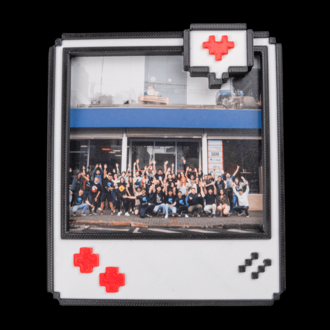 Piksel Kalpli Foto Magnet Çerçeve | Tek Boy | Polaroid Boyutunda | Ek Adet Seçenekli