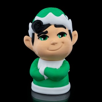 3D Baskı Noel Elf Yılbaşı Süsü ♂️ | El Yapımı Yeşil Figür