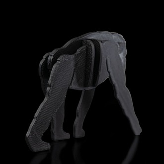 Bonobo 3D Maket | Dekoratif Koleksiyon Figürü