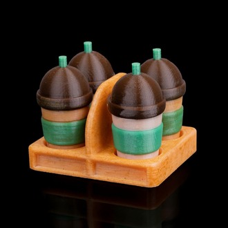 Bubble Tea Magnet Seti | 3D Baskı Dekoratif Buzdolabı Magneti | Ek Paket Seçenekli