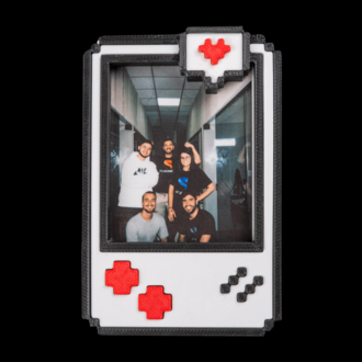 Piksel Kalpli Foto Magnet Çerçeve | Tek Boy | Polaroid Boyutunda | Ek Adet Seçenekli