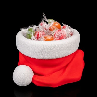 3D Noel Şapkası Kase – Şekerlik / Mini Organizer (Budisha)