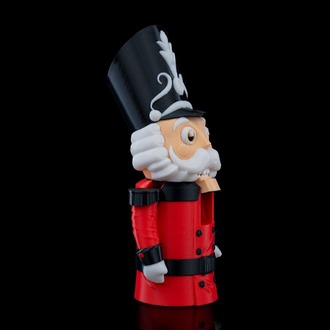 3D Baskı Fındıkkıran (Nutcracker) Yılbaşı Süsü | El Yapımı Klasik Figür