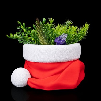 3D Noel Şapkası Kase – Şekerlik / Mini Organizer (Budisha)