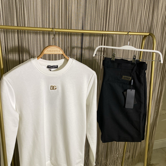 DOLCE & GABBANA BEYAZ SWEAT