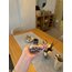 Dönen Kelebekli ve Kedi Desenli Telefon Kabı